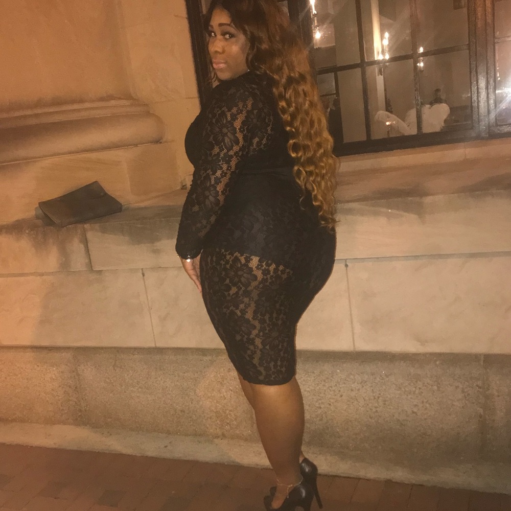 Sexy Black Lacey dress
